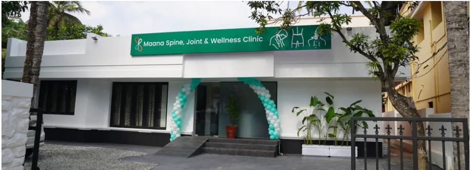 The outside of the Maana Spine clinic in Thiruvananthapuram
