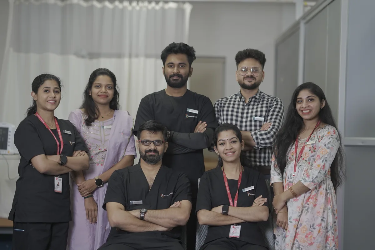 The Maana Spine clinical team standing together